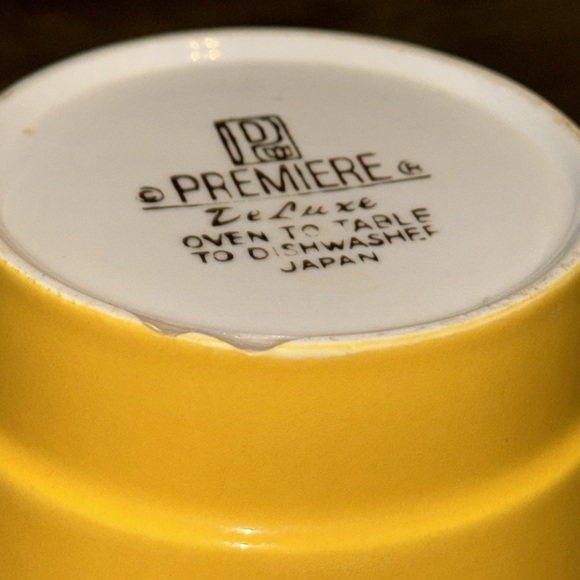 premiere deLuxe oven to table to dishwasher JAPAN tea/coffee cup/mug VTG - Picture 9 of 10
